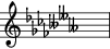 key of C flat minor